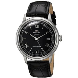 Orient Mens 2nd Gen. Bambino Ver. 2 Japanese Automatic Stainless Steel and Leather 원피스 Watch