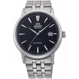 Orient Mens Bambino 41mm Steel Bracelet & Case Sapphire Crystal Automatic Black Dial Watch RA-AC0F01B10B
