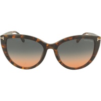 Sunglasses Tom Ford FT 0915 Isabella- 02 55P Shiny Vintage Dark Havana/Gradien