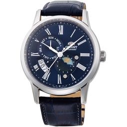 Orient Sun and Moon Automatic Blue Dial Mens Watch RA-AK0011D10B