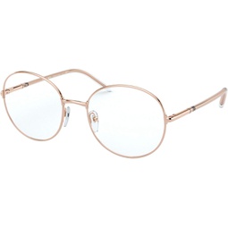 Prada PR 55WV Womens Eyeglasses Pink Gold 53