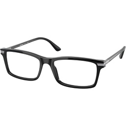 Prada PRADA PR 03YV Black 56/17/150 men Eyewear Frame