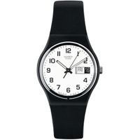Swatch Gent Standard Once Again Quartz Watch, Black