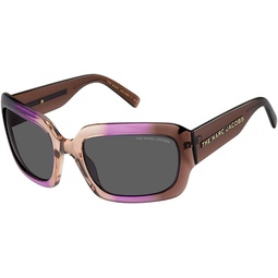 Sunglasses Marc Jacobs MARC 574 / S E53 / IR Woman color Purple/Brown gray lens size 59 mm