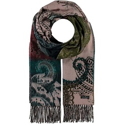 Fraas Sketched Paisley Cashmink Blanket-Scarf - 22x79in - Fall/Winter Scarf Women - Warm & Soft as cashmere- Made in Germany