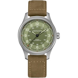 Hamilton Khaki Field Automatic Green Dial Mens Watch H70545560