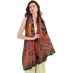Xinmurffy Mulberry Silk Fashion Travel Scarf for Women Lightweight Large Pashmina Shawls and Wraps for Evening Dresses (Grey)