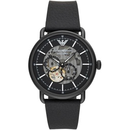 Emporio Armani Automatic Self-Winding Dress Watch with Stainless Steel Or Leather Band