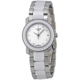 Tissot White Dial Stainless Steel Quartz Ladies Watch T0642102201600