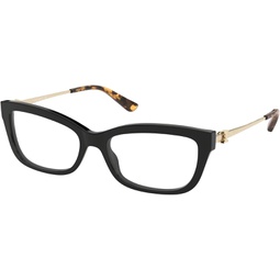 Tory Burch Unisex Black Square Eyeglass Frames 0TY2099 1709 53