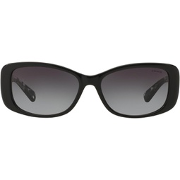 COACH Womens Hc8168 Rectangular Sunglasses