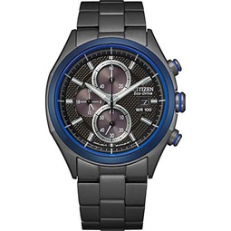 Citizen Mens Sport Causal Eco-Drive Chronograph Watch, 12/24 Hour Time, Date