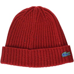 Lacoste Mens Dotted Wool Knit Hat