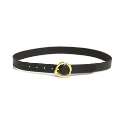 Madewell Sculpted-Buckle Leather Belt