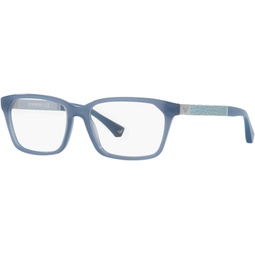 Emporio Armani EA3095 Eyeglass Frames 5505 - Opal Azure Blue 53mm