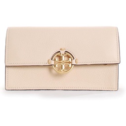 Tory Burch Womens Miller Wallet Crossbody Vanilla Leather Handbag