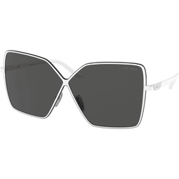 Prada PRADA PR 50YS White/Dark Grey 64/4/135 women Sunglasses