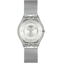 Swatch METAL KNIT Unisex Watch (Model: SS08M100M)