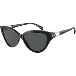 Emporio Armani EA 4192 Shiny Black/Dark Grey 57/14/140 women Sunglasses