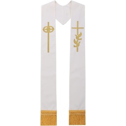 BLESSUME Pastor Wedding Embroidery Stole