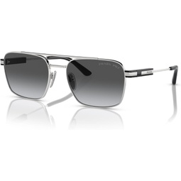 Prada PR 67ZS Polarized 1BC5W1 56 New Unisex Sunglasses