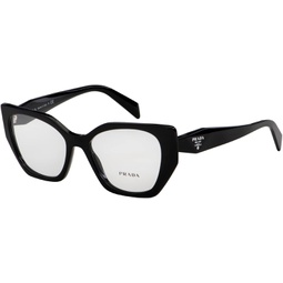 Prada PR 18WV 1AB1O1 Black Plastic Fashion Eyeglasses 54mm