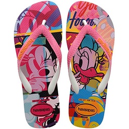 Havaianas Womens Disney Stylish Daisy Duck Flip Flop Sandals, Macaroon Pink