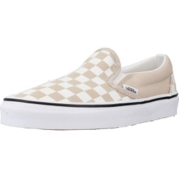 Vans Mens Classic Slip On, (Color Theory) Checkerboard/French Oak, Size 11