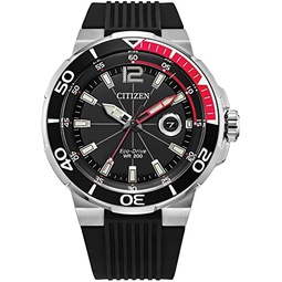 Citizen Mens Eco-Drive Sport Luxury Endeavor 3-Hand Date Stainless Steel Watch, Luminous, 47mm