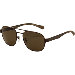 Sunglasses Boss (hub) 896 /F/S 005N Matte Brown Gray/Sp Bronze Pz Lens