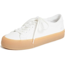 Madewell Sidewalk Low Top Sneakers Pale Parchment Canvas 5 M