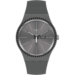 Swatch GREY RAILS Unisex Watch (Model: SUOM709)