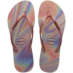 Havaianas Womens Slim Iridescent Flip Flop Sandals