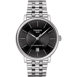 Tissot Mens Carson POWERMATIC 80 Automatic Stainless Steel T1224071105100