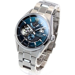 Orientstar RK-AV0114E Mens Modern Skeleton Automatic Watch, Silver Wristwatch Shipped from Japan