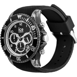 Ice-Watch - ICE Dune Black - Mens Wristwatch with Silicon Strap - Chrono - 014216 (Large)