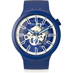 Swatch Iswatch Blue Quartz Unisex Watch SB01N102