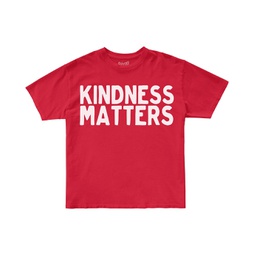 The Original Retro Brand Kids 100% Cotton Kindness Matters Crew Neck Tee (Toddler)