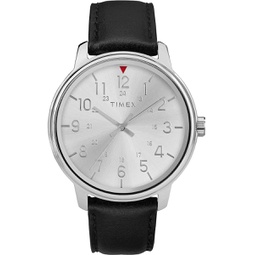 Timex Mens Core 43 mm Leather Strap Watch