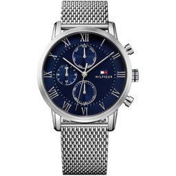 Tommy Hilfiger Mens 1791398 Sophisticated Sport Analog Display Quartz Silver Watch