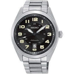 Seiko Mens SRPC85K Silver Stainless-Steel Automatic Fashion Watch
