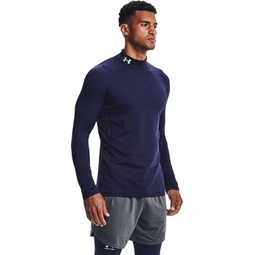Mens Under Armour ColdGear Armour Fitted Mock