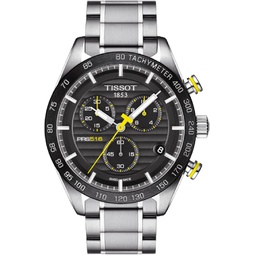 Tissot mens Tissot PRS 516 Chronograph 316L stainless steel case Quartz Watch, Grey, Stainless steel, 20 (T1004171105100)