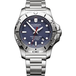 Victorinox INOX Mens Analog Quartz Watch with Stainless Steel Bracelet V241782