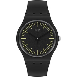Swatch BLACKNYELLOW Unisex Watch (Model: SUOB184)