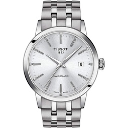 Tissot mens Classic Dream Stainless Steel 원피스 Watch Grey T1294071103100