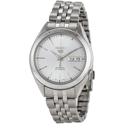 Seiko 5 SNKL15 Mens Stainless Steel Silver Dial Self Winding Automatic Watch