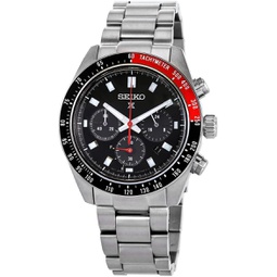 Seiko Prospex Speedtimer SSC915 Solar Chronograph, Black dial with Sunray Finish and red Accents