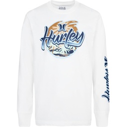 Hurley Kids Long Sleeve Oasis Graphic T-Shirt (Big Kids)