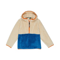 LLBean Hi-Pile Fleece Color-Block Pullover Hoodie (Big Kids)